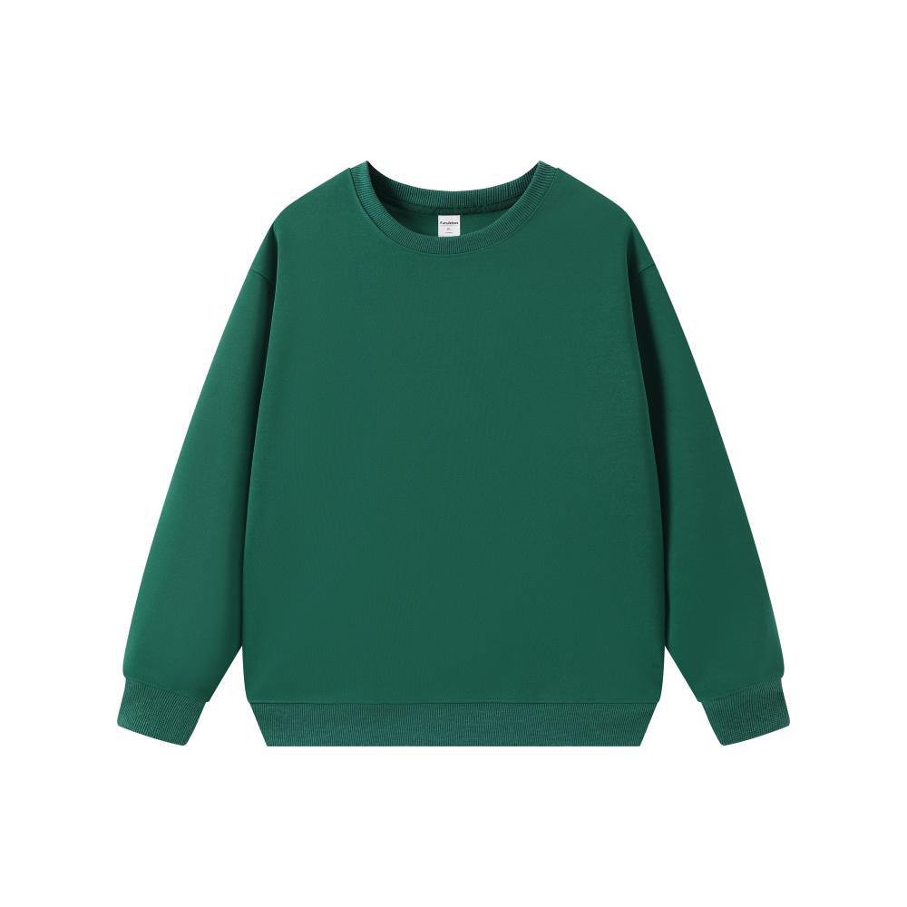 Adult Blank Crew Neck Sweatshirt 100 Polyester Loose Fit Wholesale