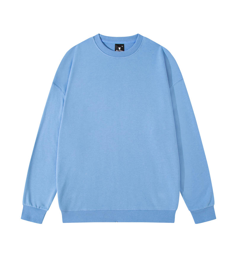 Blank Terry Sweatshirt Drop Shoulder Crewneck Sublimation Ready