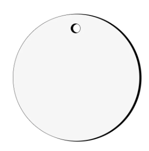 MDF Round Sublimation Earring Blanks Wholesale