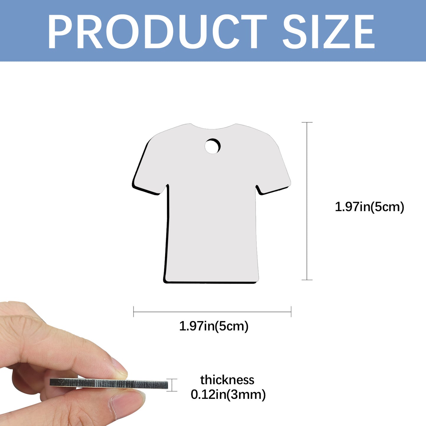 MDF T-shirt Sublimation Keychain Blanks Wholesale