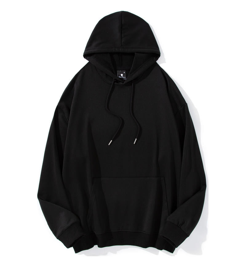 Adult Blank Drop Shoulder Hoodie Twill Fabric Unisex Fit Wholesale