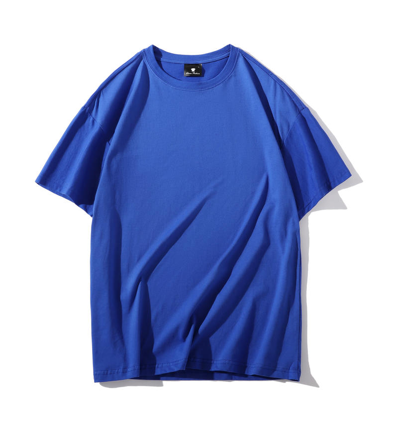 Wholesale Adult Unisex Drop Shoulder Blank T Shirt 100 Cotton