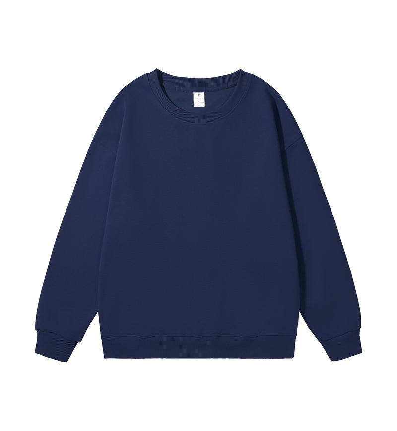 Adult Blank Drop Shoulder Sweatshirt Round Neck Wholesale