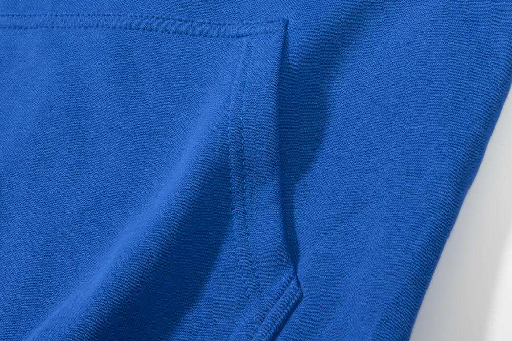 Blank Sublimation Hoodie Adults Drop Shoulder Pullover 65% Cotton 35% Polyester Wholesale
