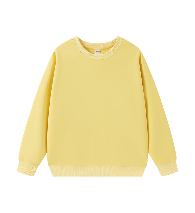 Adult Blank Crew Neck Sweatshirt 100 Polyester Loose Fit Wholesale