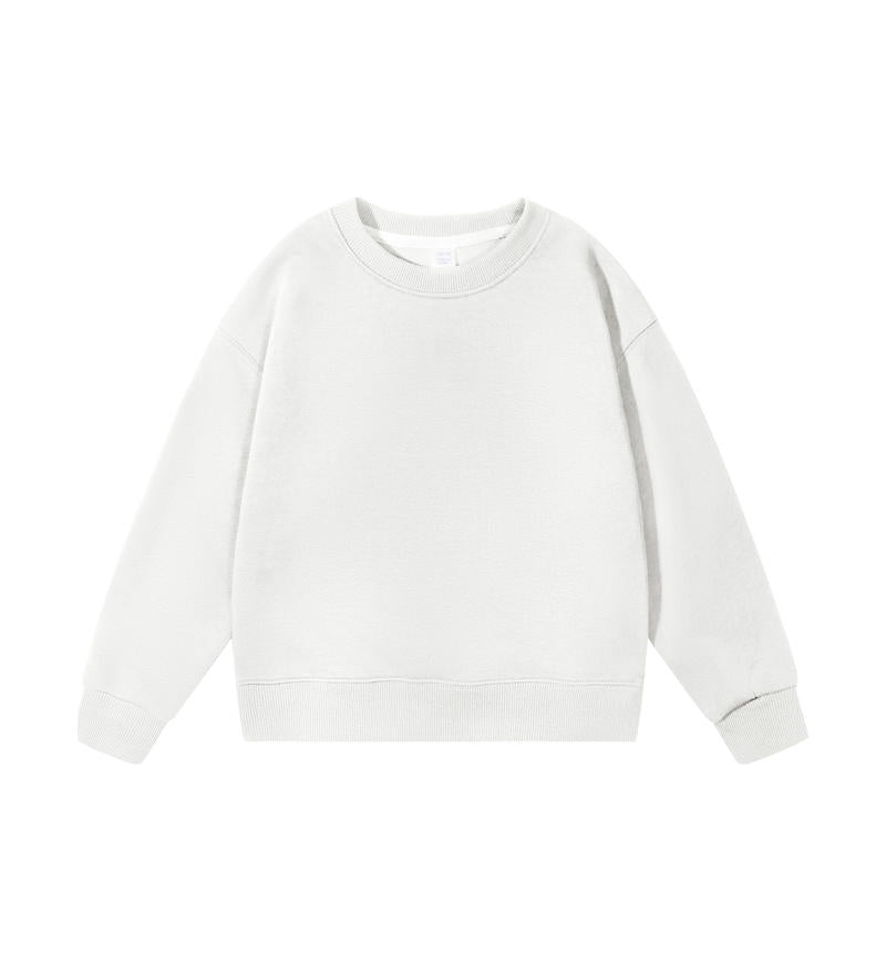 Kids Drop Shoulder Crew Neck Sweatshirt Blank