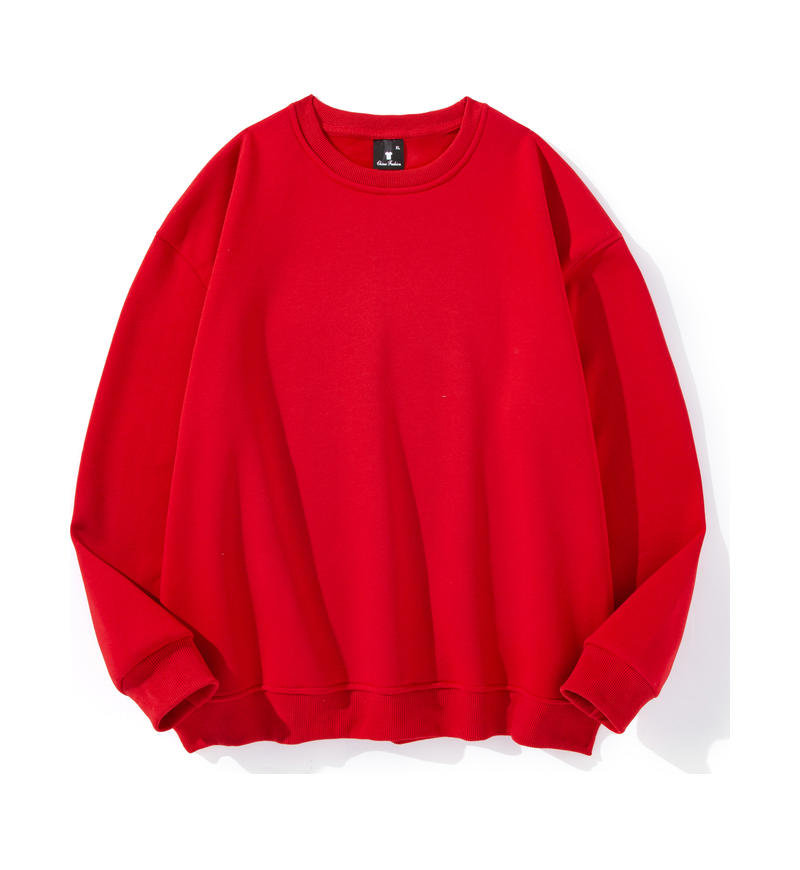 Blank 100 Cotton Sweatshirt Adult Drop Shoulder Round Neck Wholesale