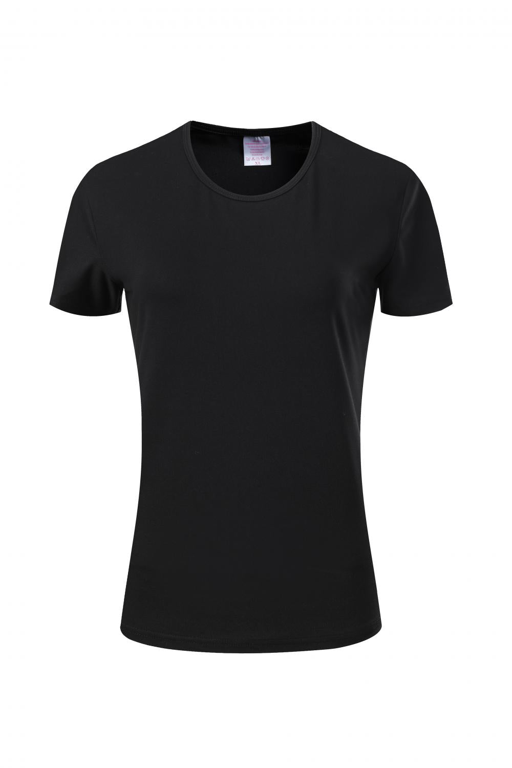 Women's White Polyester T Shirt Short Sleeve Blank for Sublimation