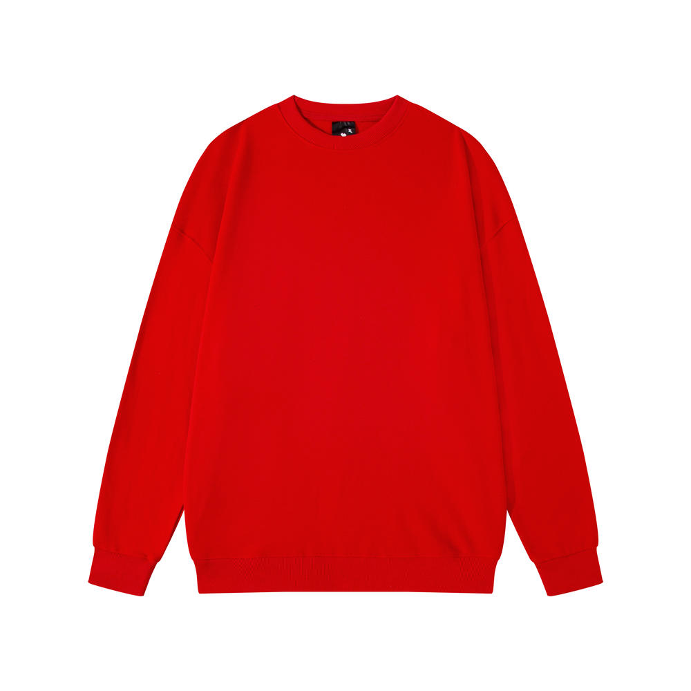 Blank Terry Sweatshirt Drop Shoulder Crewneck Sublimation Ready