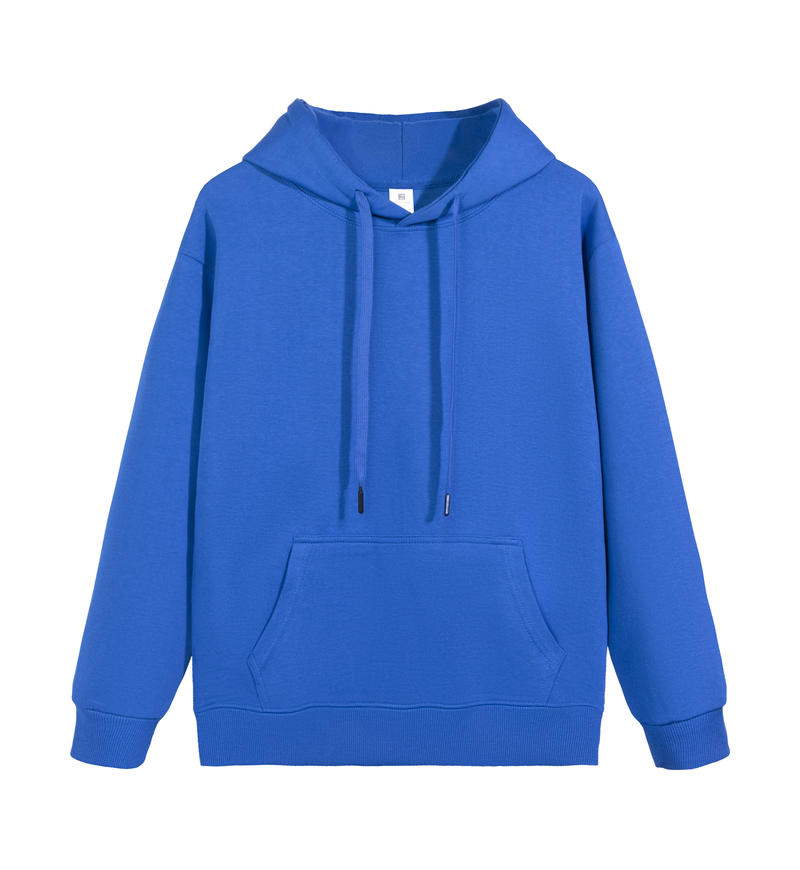 Blank Sublimation Hoodie Adults Drop Shoulder Pullover 65% Cotton 35% Polyester Wholesale