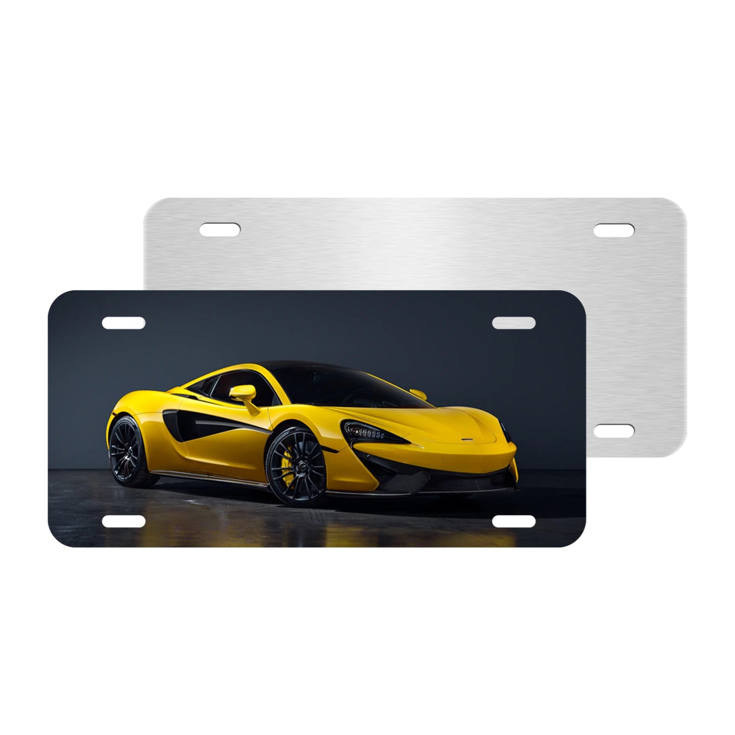 Blank License Plate