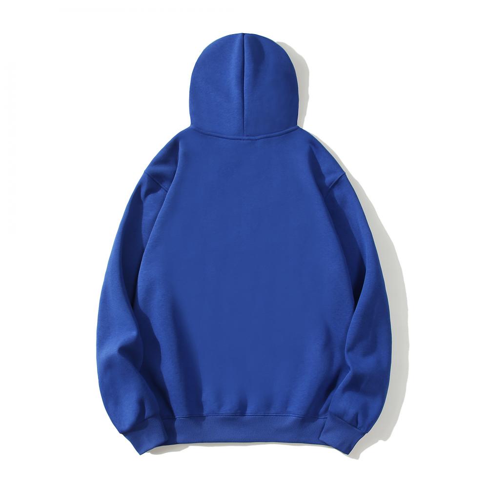 Adult Blank 100 Cotton Zip-Up Hoodie Plush Fleece Thick  Wholesale