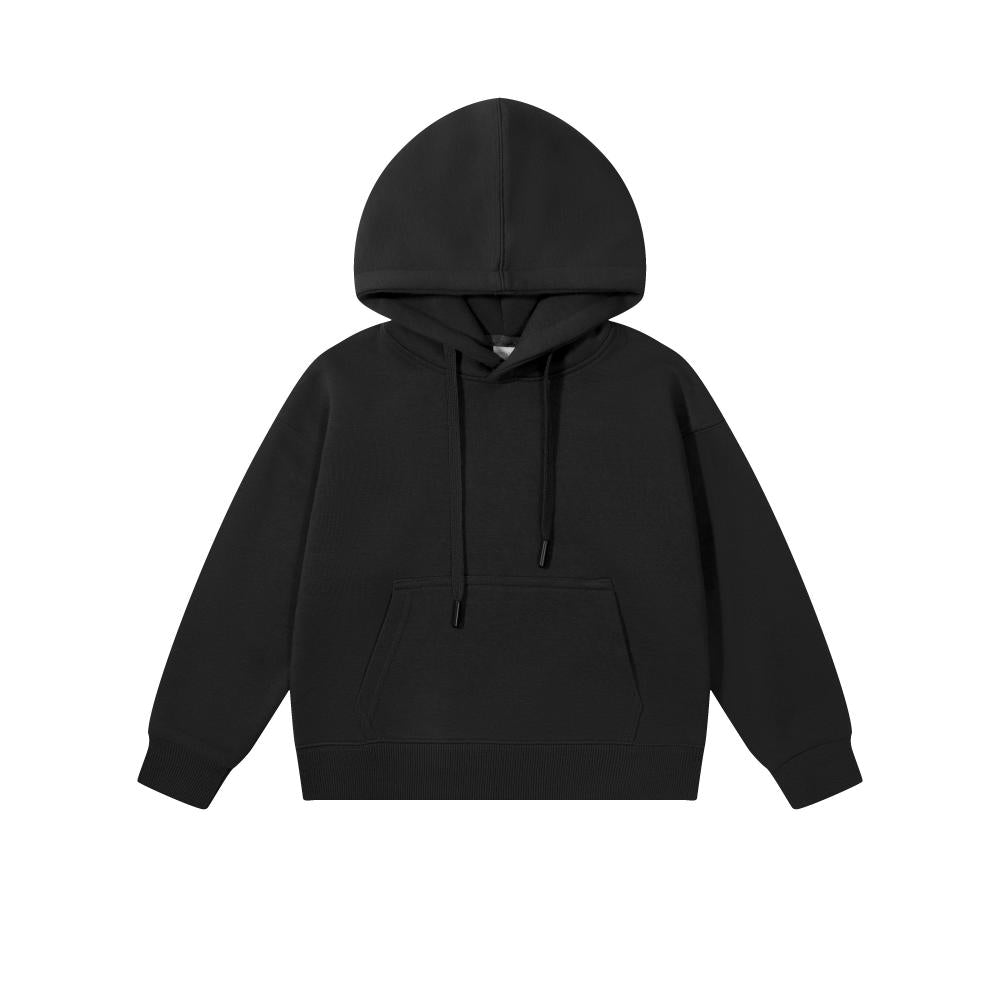 Kids Drop Shoulder Blank Pullover Hoodie