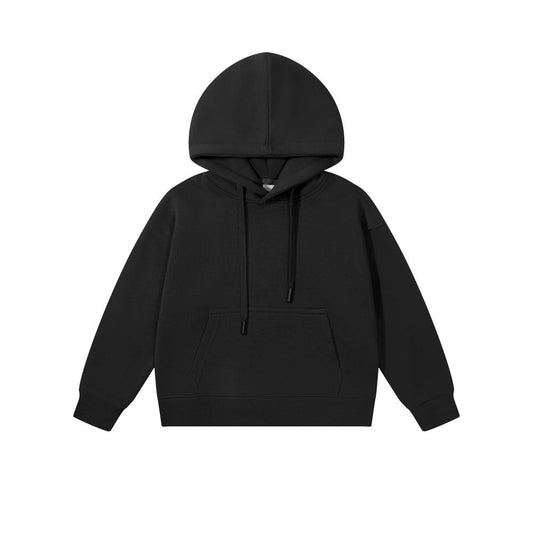 Kids Drop Shoulder Blank Pullover Hoodie