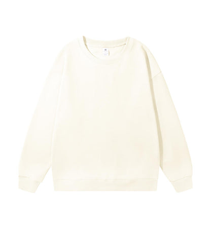 Adult Blank Drop Shoulder Sweatshirt Round Neck  Wholesale