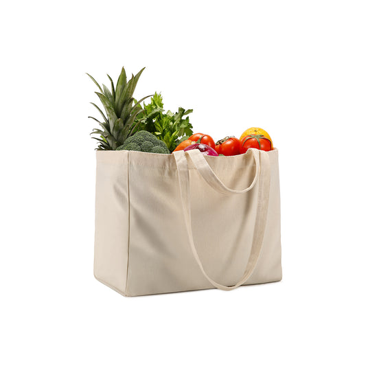 Reusable Grocery Bags with Long Shoulder Straps and Short Handles Wholesale