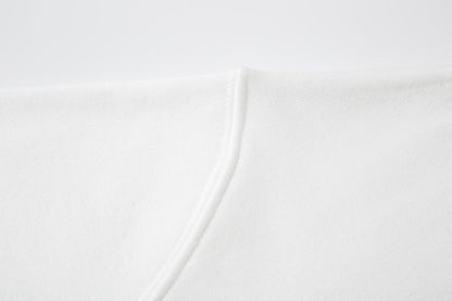 Blank Terry Sweatshirt Drop Shoulder Crewneck Sublimation Ready