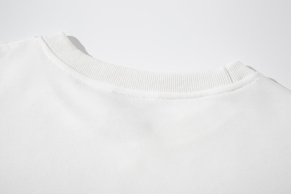 Blank Terry Sweatshirt Drop Shoulder Crewneck Sublimation Ready