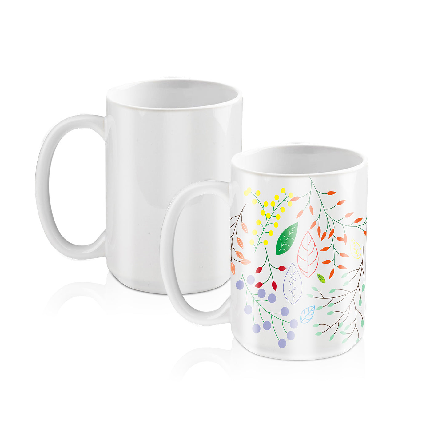15oz Sublimation Ceramic Coffee Mugs blanks Wholesale