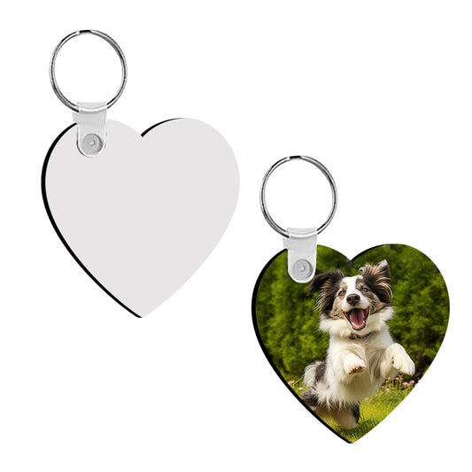MDF Heart Sublimation Keychain Blanks Wholesale