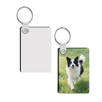 MDF Rectangle Sublimation Keychain Blanks Wholesale