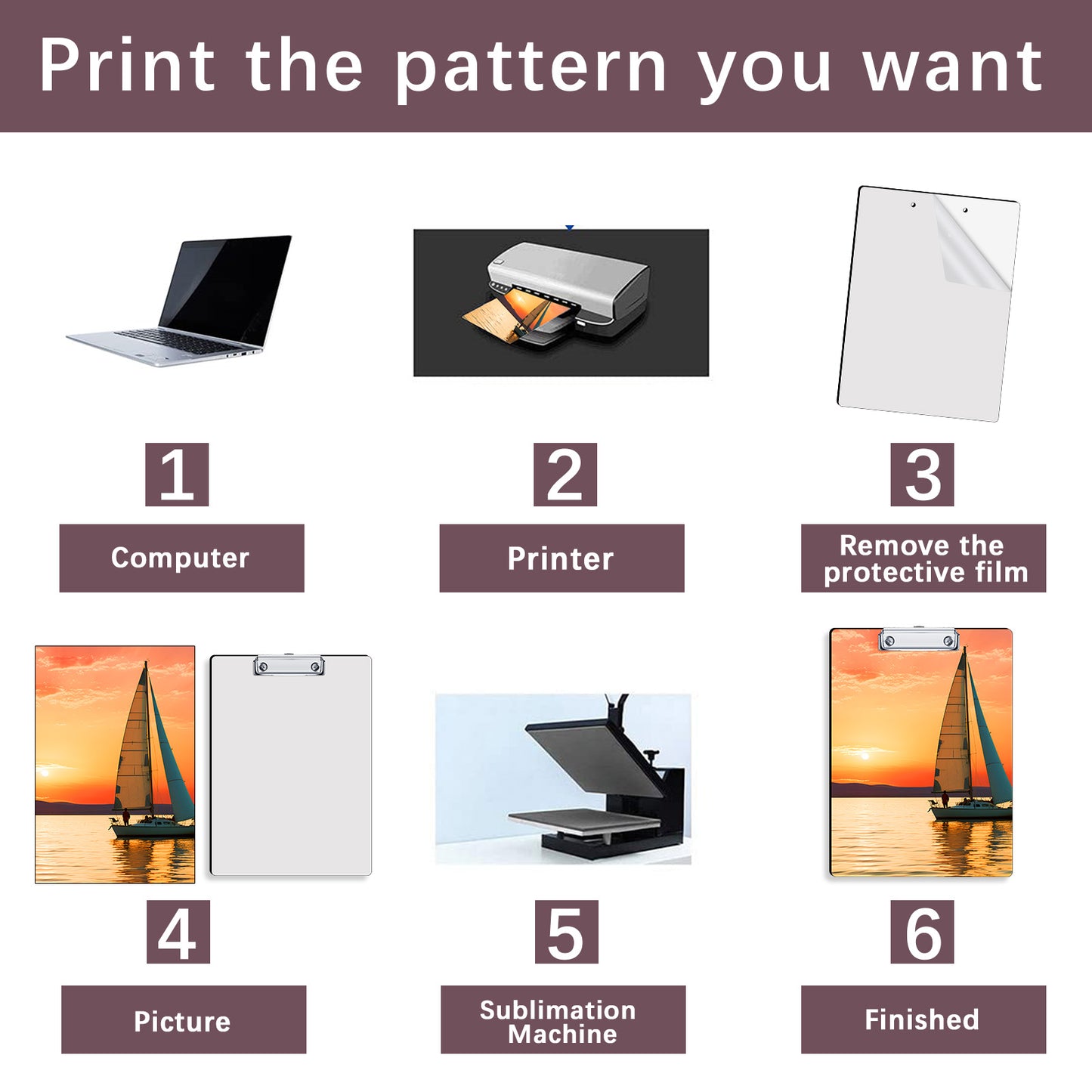 Sublimation Clipboard MDF Blanks Wholesale