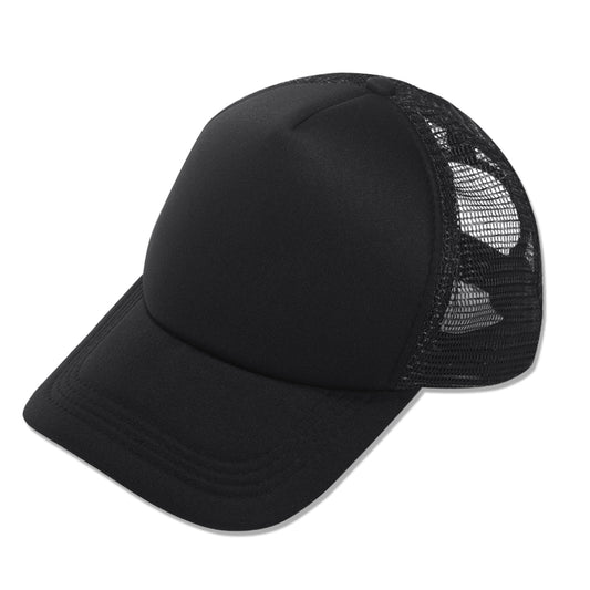 Black Baseball Cap,Adjustable Trucker Hats