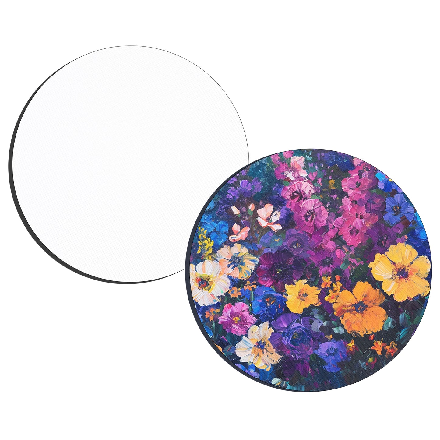 400 PCS Round Natural rubber Sublimation Coaster Blanks Wholesale