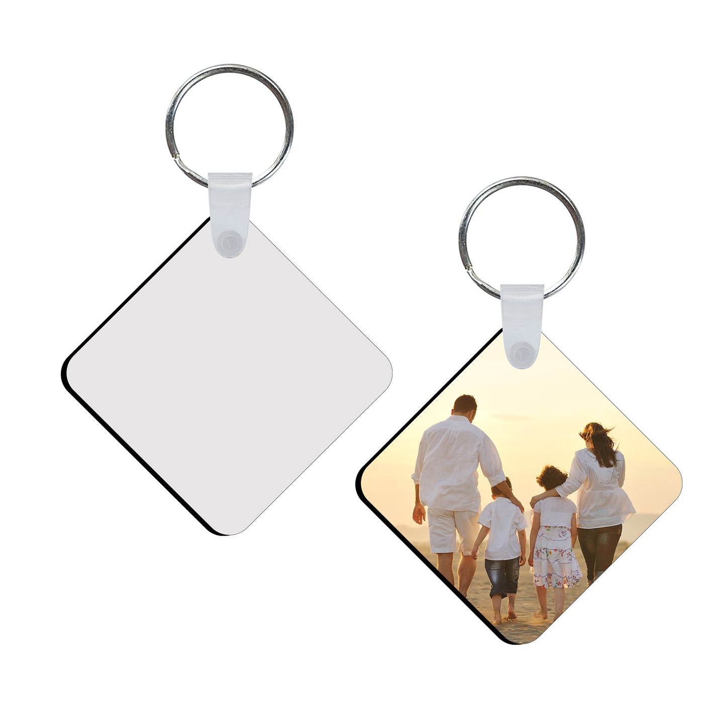 MDF Square Sublimation Keychain Blanks Wholesale