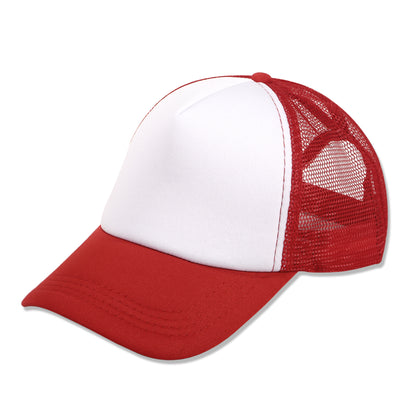 20 PCS Red and White Baseball Cap, Adjustable Trucker Hats