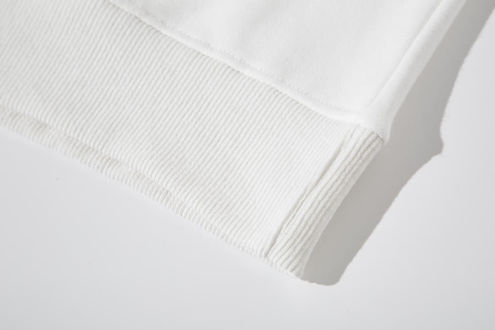 Blank Terry Sweatshirt Drop Shoulder Crewneck Sublimation Ready