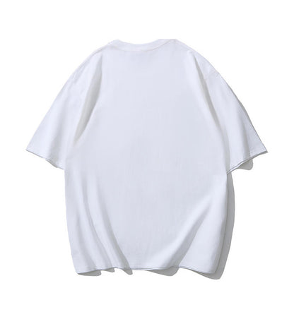 Adult Drop Shoulder 100 Cotton Short Sleeve T Shirt Blank Wholesale