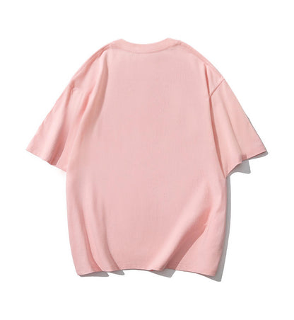 Adult Drop Shoulder 100 Cotton Short Sleeve T Shirt Blank Wholesale