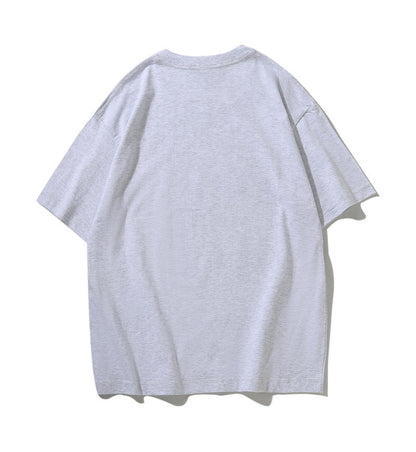 Adult Drop Shoulder 100 Cotton Short Sleeve T Shirt Blank Wholesale