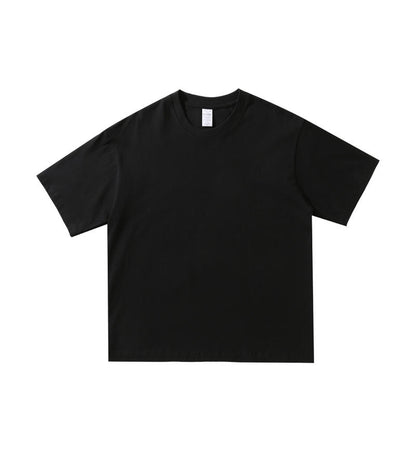 Wholesale Adult Unisex Drop Shoulder 100 Cotton Short Sleeve T-Shirt