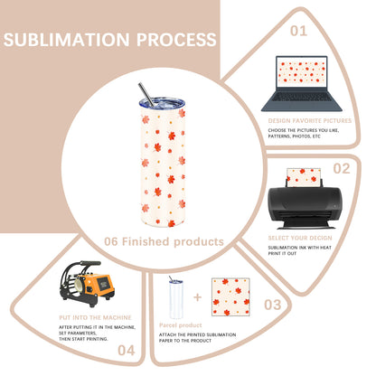 20 oz skinny Straight sublimation tumbler blank wholesale