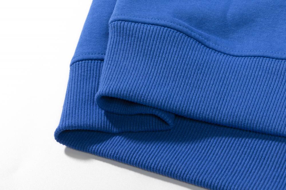 Blank Sublimation Hoodie Adults Drop Shoulder Pullover 65% Cotton 35% Polyester Wholesale