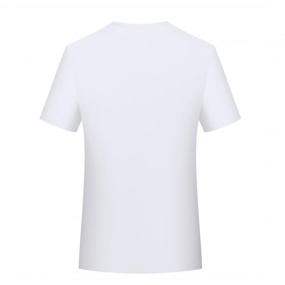 Wholesale Unisex Adult Short Sleeve Blank White T Shirt 100 Polyester