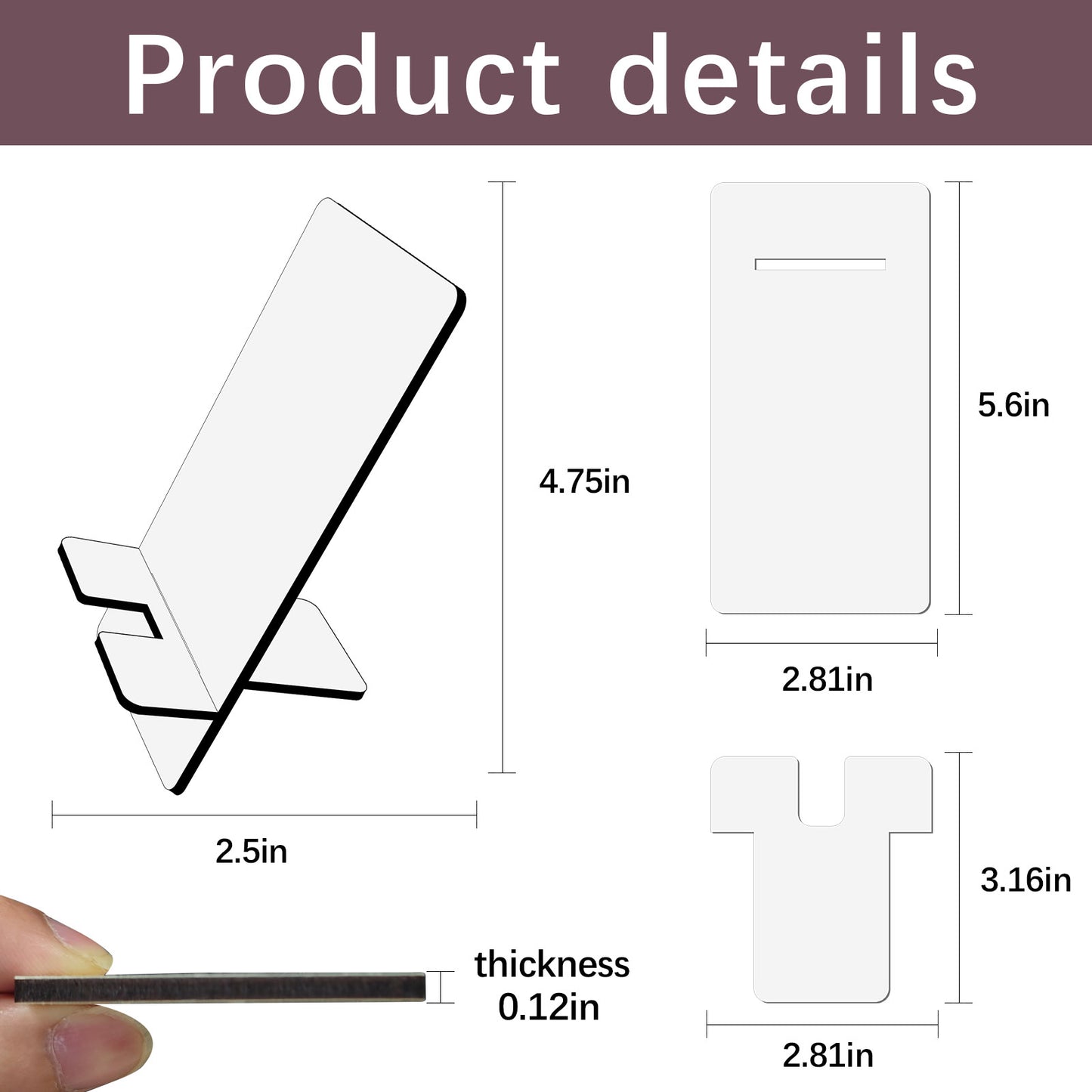Sublimation Phone Holders MDF Blanks Wholesale