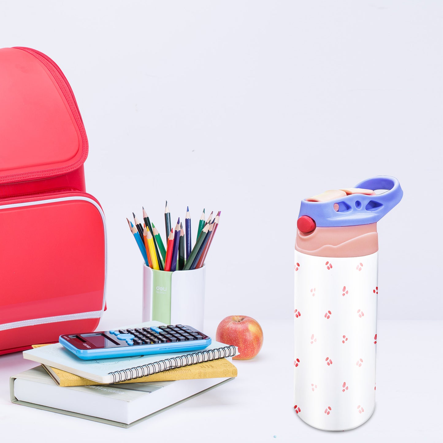 48 Pack 12 oz Sublimation Blank Sippy Cups Kids Tumblers with Straw Lid