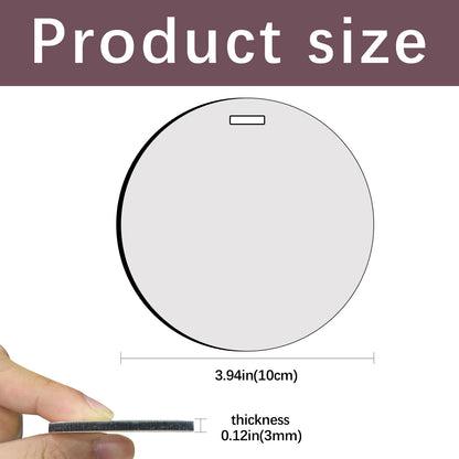 Round Sublimation Luggage Tag Blanks Wholesale