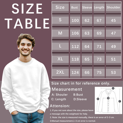Adult Sublimation Sweatshirt Blank 100 Polyester White Wholesale