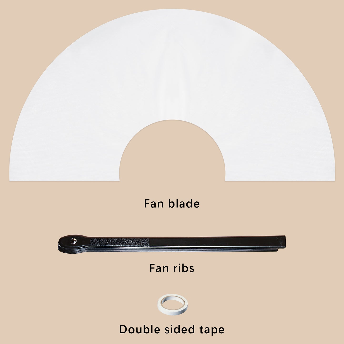 Handheld Sublimation Fold Fans Blanks wholesale