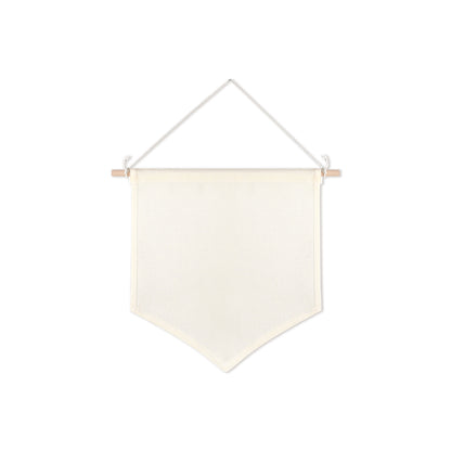 48 PCS Sublimation Beige Canvas Banners for Wall Hanging Jewelry & Pins