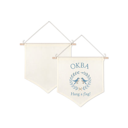 48 PCS Sublimation Beige Canvas Banners for Wall Hanging Jewelry & Pins