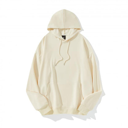 Adult Blank Drop Shoulder Hoodie Twill Fabric Unisex Fit Wholesale