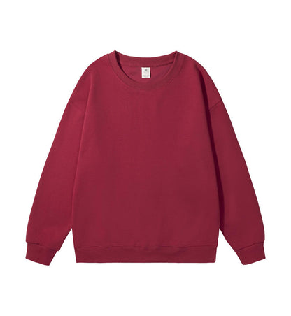 Adult Blank Drop Shoulder Sweatshirt Round Neck  Wholesale