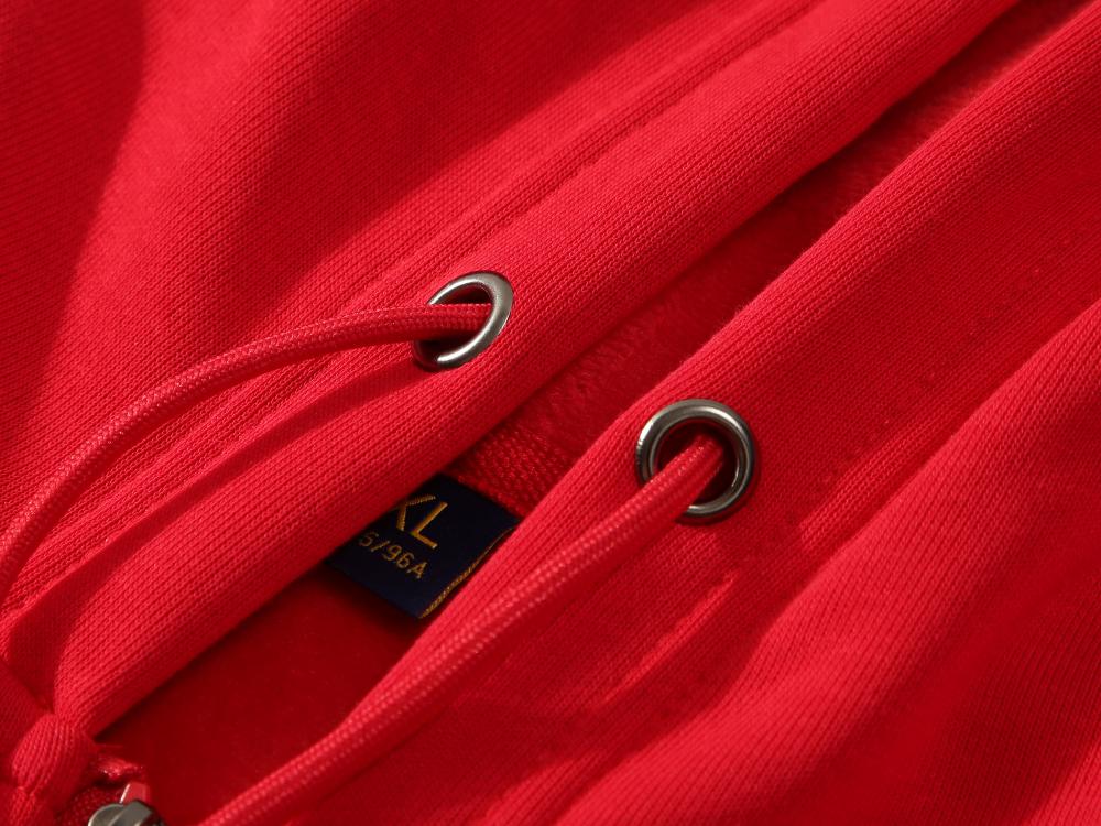 Adult Blank 100 Cotton Zip-Up Hoodie Plush Fleece Thick  Wholesale