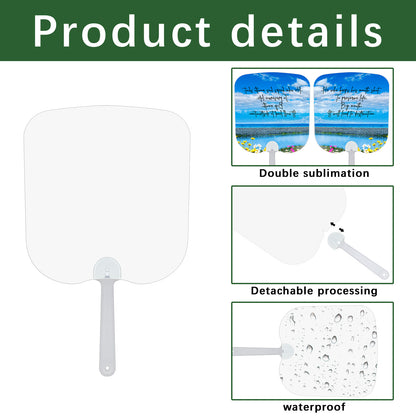 Handheld Sublimation Fans Blanks wholesale