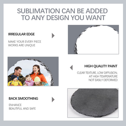 Round Sublimation slate Blanks Wholesale